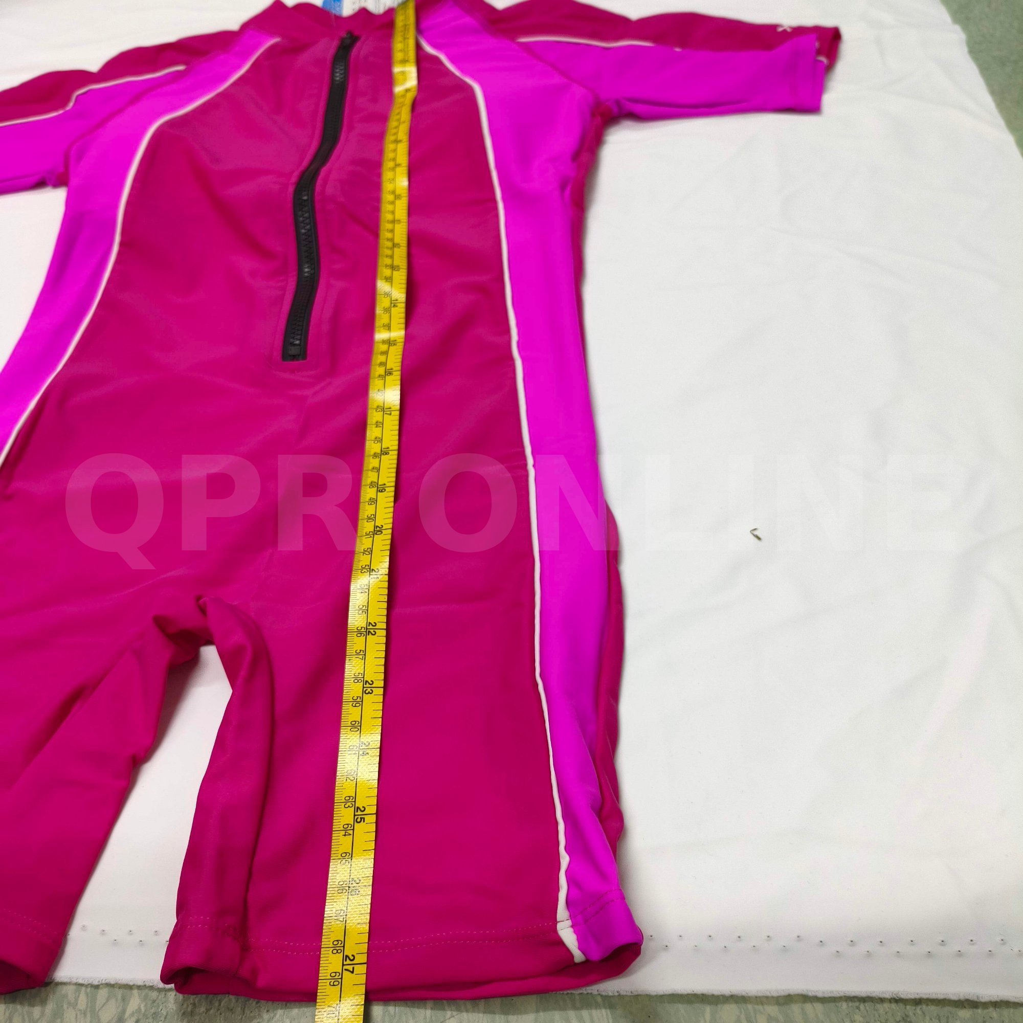 ชุดว่ายน้ำเด็ก ชิ้นเดียว  Size S สีชมพู