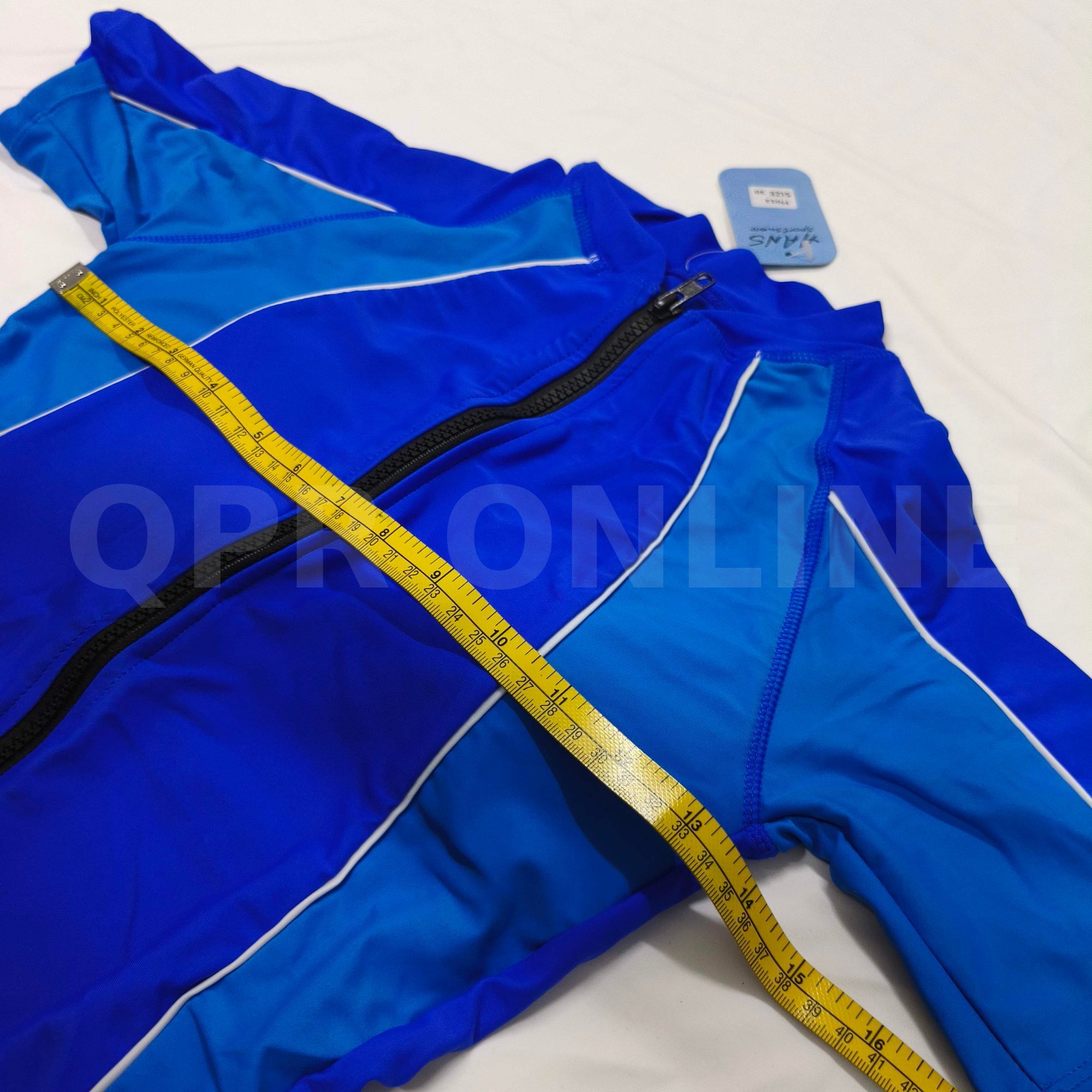 ชุดว่ายน้ำเด็ก ชิ้นเดียว Size S สีน้ำเงิน