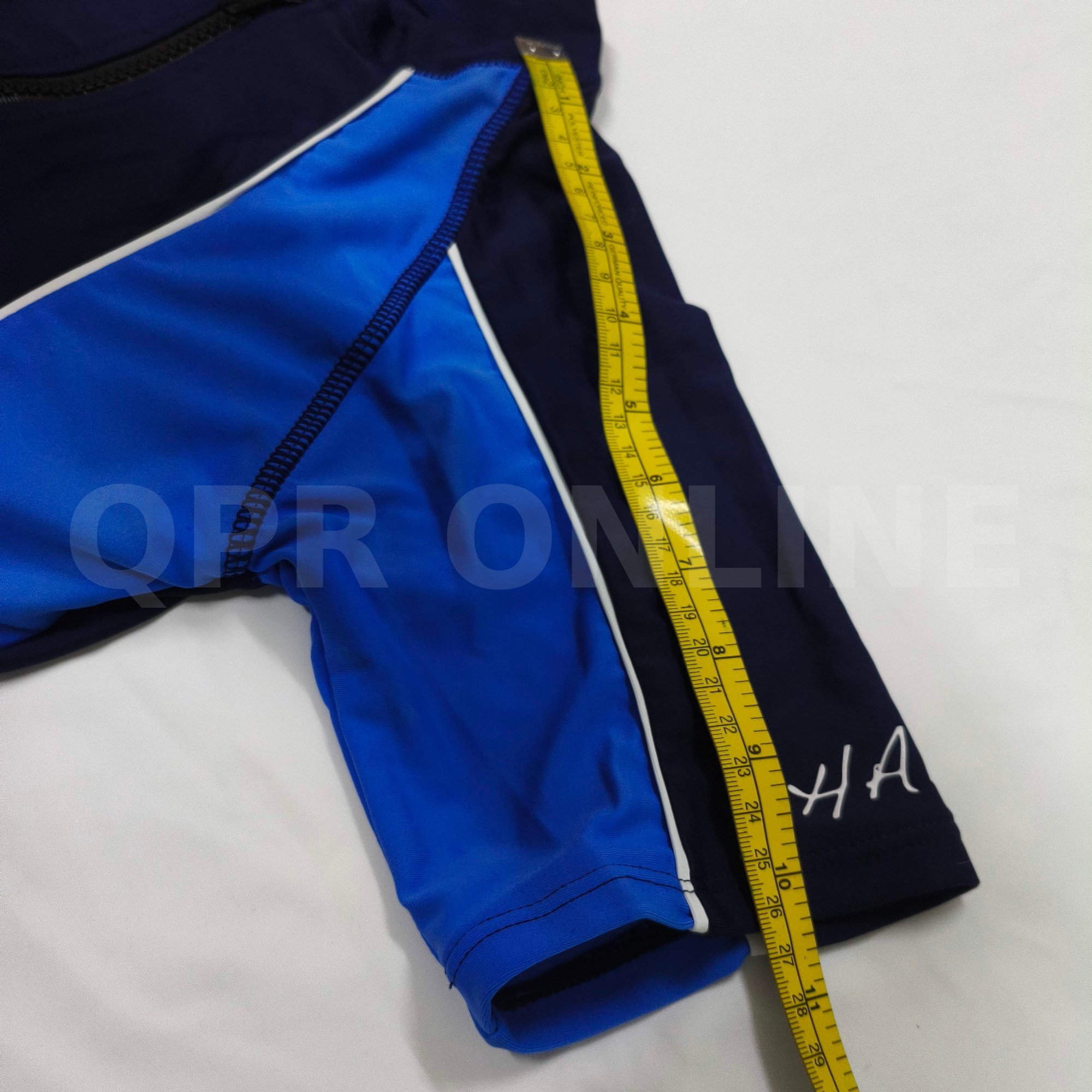 ชุดว่ายน้ำเด็ก หญิง ชิ้นเดียว มีฟองน้ำซับใน Size 20 น้ำเงิน