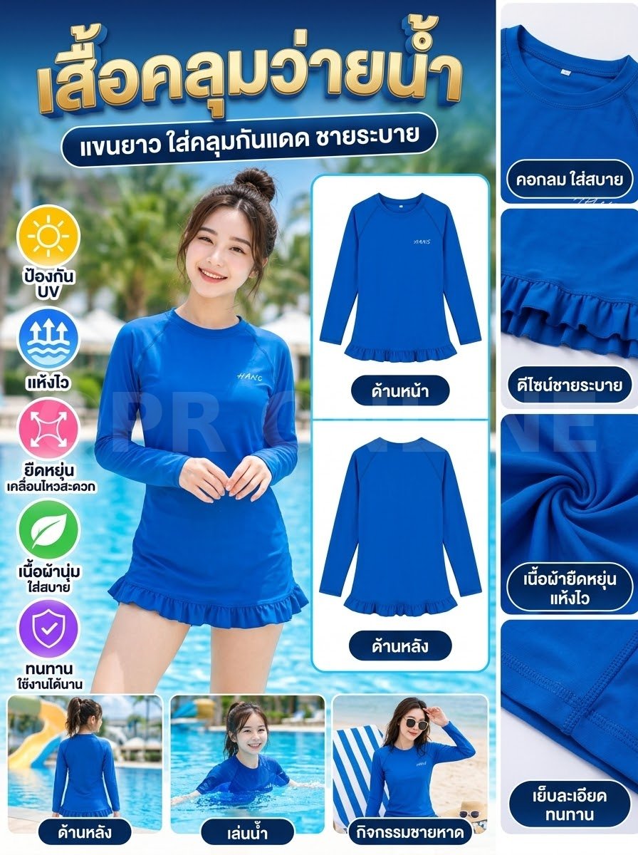 เสื้อคลุมชุดว่ายน้ำ