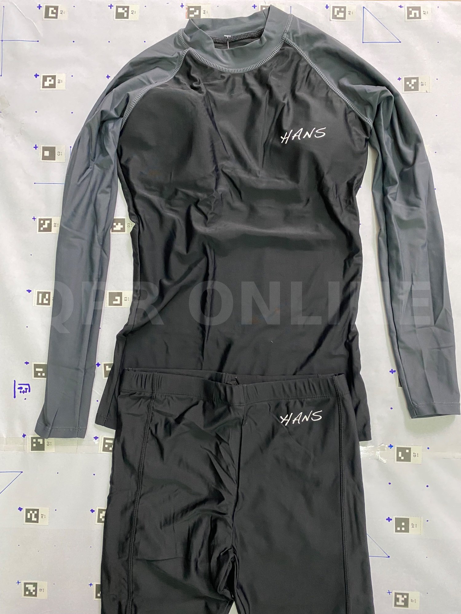 ชุดว่ายน้ำเซ็ตเสื้อแขนยาวกางเกงขายาว มี ฟองน้ำผู้หญิงไซส์ 2 XL