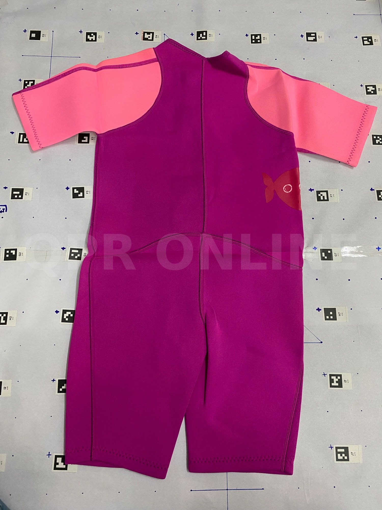 ชุดดำน้ำเด็กชาย-หญิง สีชมพู 4XL เด็ก