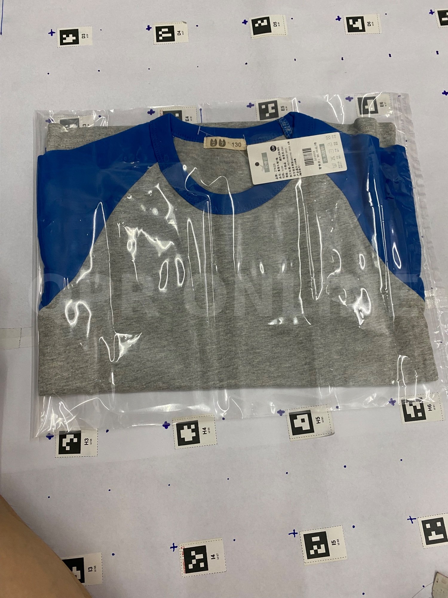 เสื้อยืดแขนยาวเด็ก 5-6ขวบ size 130