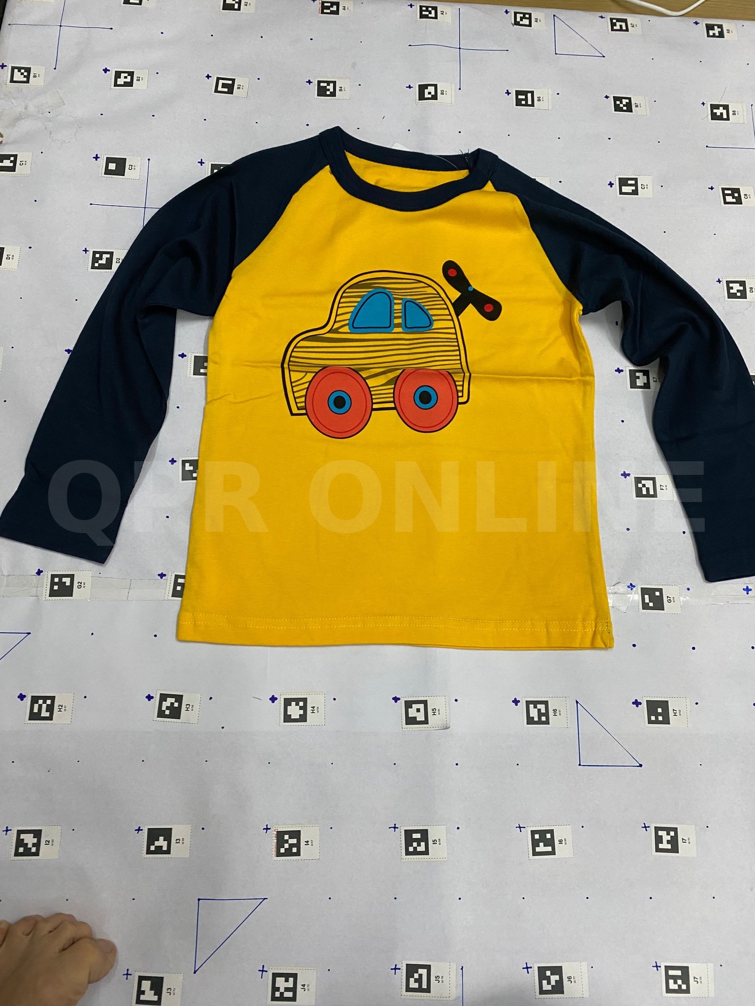 เสื้อยืดแขนยาวเด็ก 5-6ขวบไซส์ 130