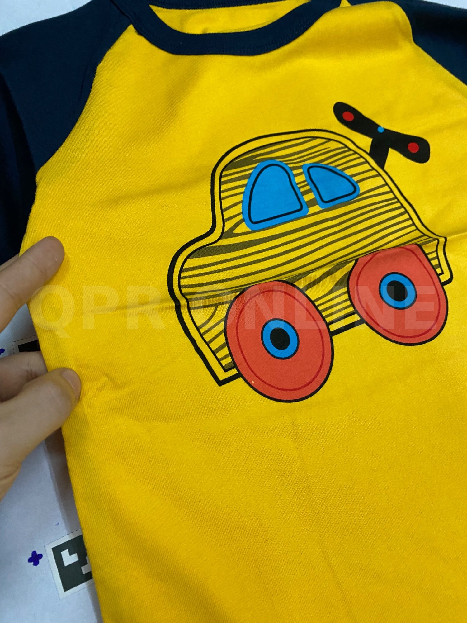 เสื้อยืดแขนยาวเด็ก 5-6ขวบไซส์ 130