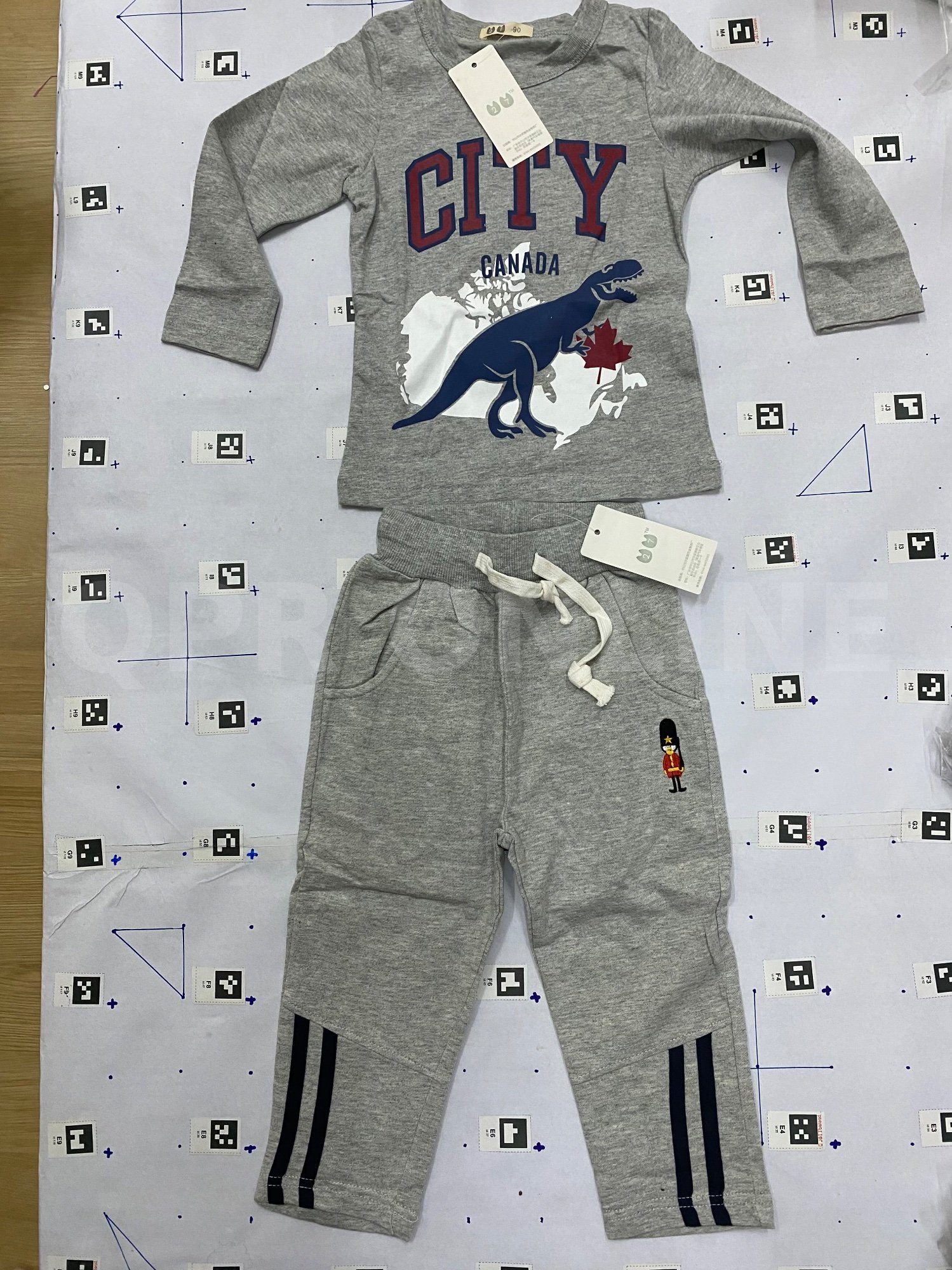 ชุด เซตเด็กเสื้อยืด + กางเกงเด็ก 2-3ขวบ size 90