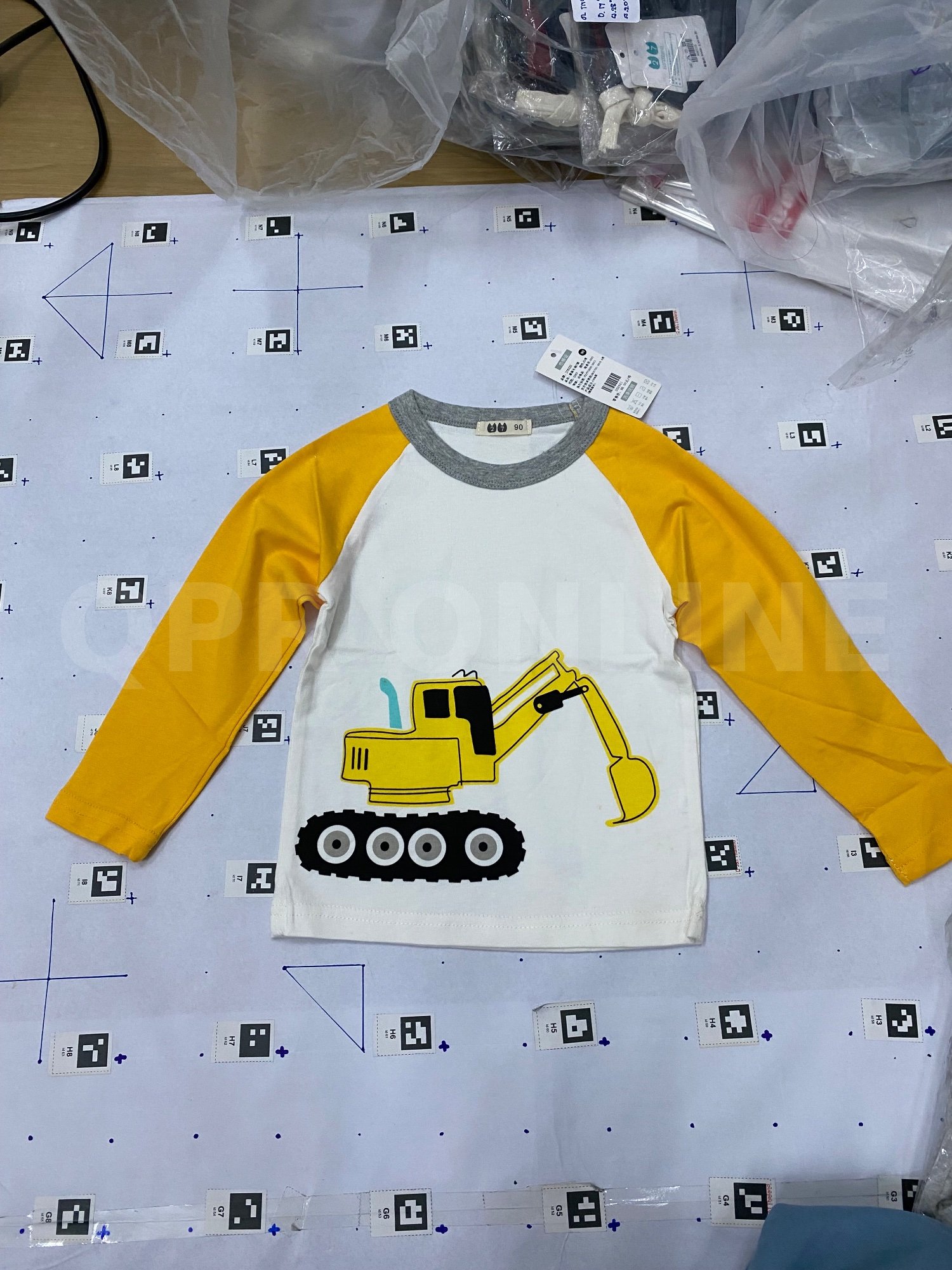 ชุด เซตเด็กเสื้อยืด + กางเกงเด็ก 2-3ขวบ size90