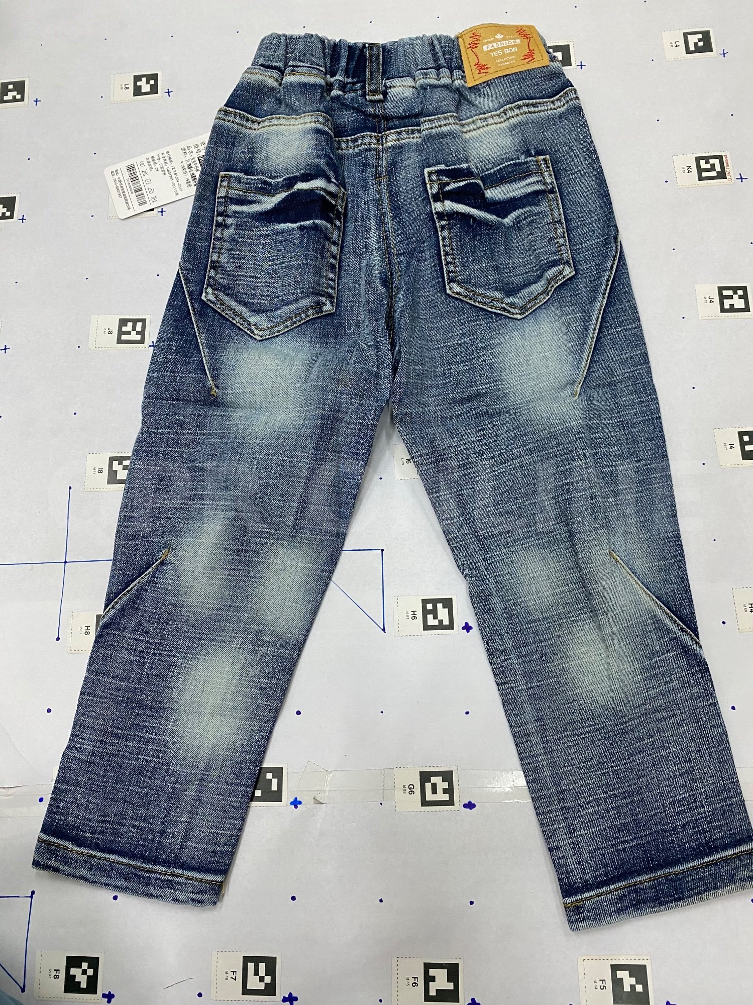 ชุด เซตเด็กเสื้อยืด + กางเกง ยีนส์ขายาวเด็ก 2-3ขวบ size 90 ใส่กันหนาวได้ในอุณหภูมิ 20 ถึง 25 องศา