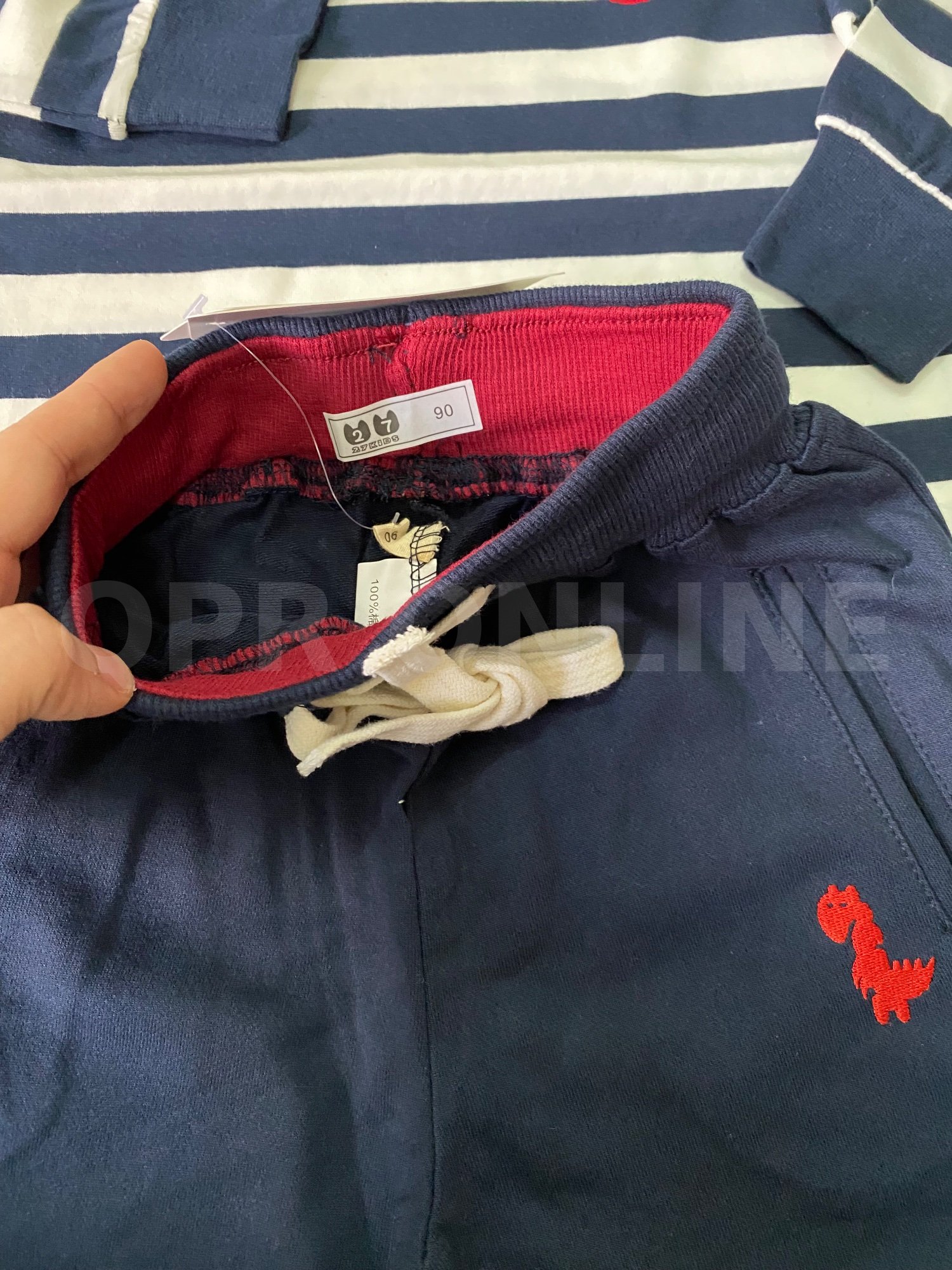 ชุด เซตเด็กเสื้อยืด + กางเกงเด็ก 2-3ขวบ size90