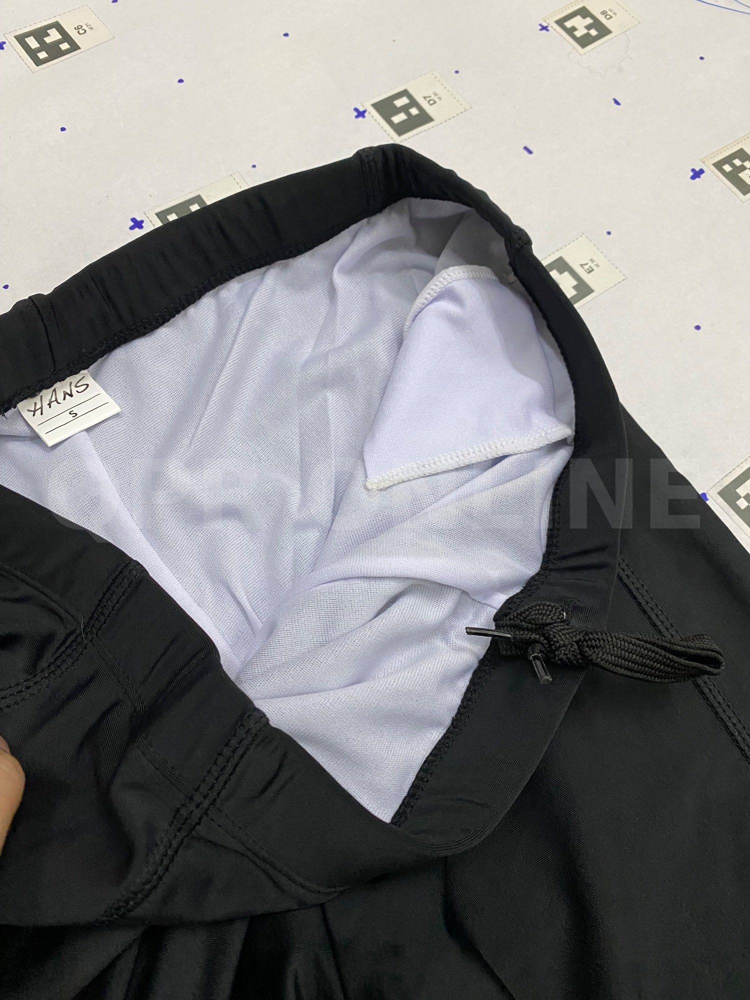 กางเกงว่ายน้ำขายาวสีดำ ไซส์  XL ชาย-หญิง