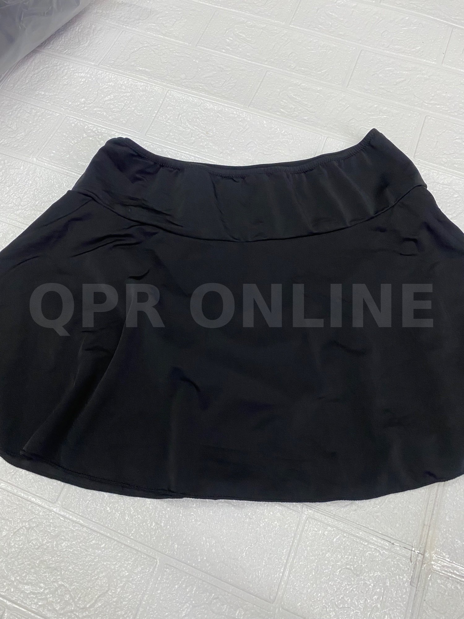กระโปรงว่ายน้ำ+กางเกงซับใน XL ถึง 2XL สีดำ