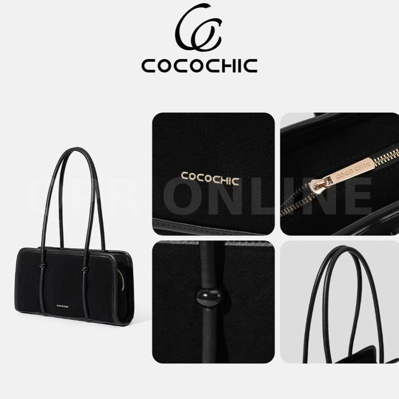 COCOCHIC กระเป๋าสะพาย ใต้วงแขนสตรียอดนิยม กระเป๋าถือ/สะพายบ่า/สะพายเฉียงสไตล์วินเทจ และโท้ต์แบ็กสุดเก้